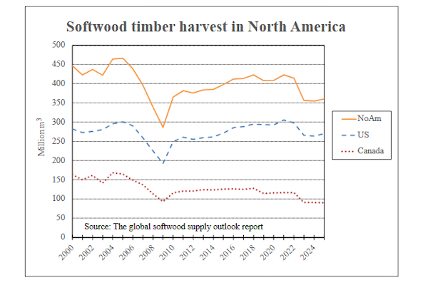 New Report: Global Softwood Timber Outlook – 1. North America